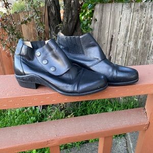 Ariat Black Leather Equestrian Riding Boots